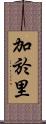 加於里 Scroll