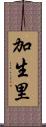 加生里 Scroll