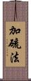 加硫法 Scroll