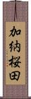 加納桜田 Scroll