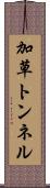 加草トンネル Scroll