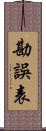 勘誤表 Scroll