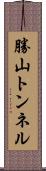 勝山トンネル Scroll