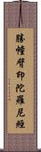 勝幢臂印陀羅尼經 Scroll