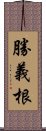 勝義根 Scroll