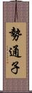 勢通子 Scroll