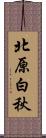 北原白秋 Scroll