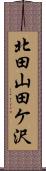 北田山田ケ沢 Scroll