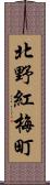 北野紅梅町 Scroll