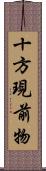 十方現前物 Scroll