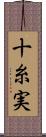 十糸実 Scroll