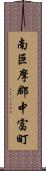 南巨摩郡中富町 Scroll