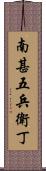 南甚五兵衛丁 Scroll
