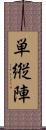 単縦陣 Scroll