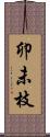 卯未枝 Scroll