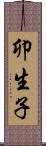 卯生子 Scroll