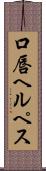 口唇ヘルペス Scroll