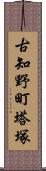 古知野町塔塚 Scroll