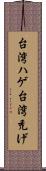 台湾ハゲ Scroll