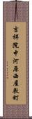 吉祥院中河原西屋敷町 Scroll