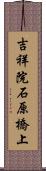 吉祥院石原橋上 Scroll