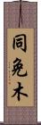 同免木 Scroll