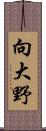 向大野 Scroll