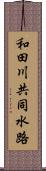 和田川共同水路 Scroll