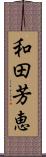 和田芳恵 Scroll
