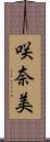 咲奈美 Scroll