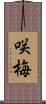 咲梅 Scroll