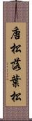 唐松 Scroll