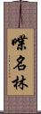 喋名林 Scroll