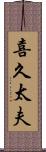 喜久太夫 Scroll