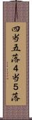 四当五落 Scroll