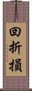 回折損 Scroll