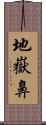 地嶽鼻 Scroll