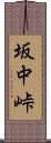 坂中峠 Scroll