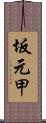 坂元甲 Scroll