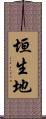 垣生地 Scroll