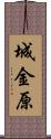 城金原 Scroll