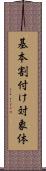 基本割付け対象体 Scroll