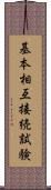 基本相互接続試験 Scroll