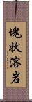 塊状溶岩 Scroll