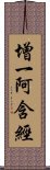 增一阿含經 Scroll