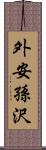 外安孫沢 Scroll