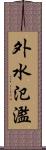 外水氾濫 Scroll