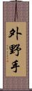 外野手 Scroll