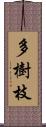 多樹枝 Scroll