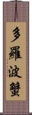 多羅波蟹 Scroll